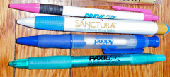 Vintage Pharmaceutical Drug Rep Lot Of 8 Plastic Pens Untested Aricept Actonel