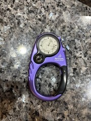 Nexium the Purple Pill AstraZeneca Analog Watch Compass Carabiner New In Box