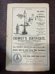 Antique Medical Brief Pharmaceutical Advertising Sheets c1888 Lot of 5
