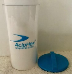 DRUG REP RARE ACIPHEX CLEAR PLASTIC/ACRILIC CANISTER