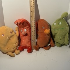 Actos Drug Rep Diabetes Plush Stuffed Beanies Science Toy Steven Smith Set of 4