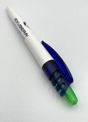 Pfizer EXUBERA Collectible Drug Rep Click Pen Blue White Green