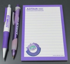 Advair Diskus Lot 2 PENS + Sticky Pad Drug Rep Pharmaceutical Promo Advertising