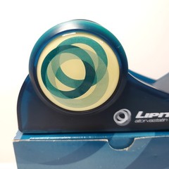 Pfizer Lipitor Translucent BlueTape Dispenser Pharmaceutical Promo 2003 Y2k NEW