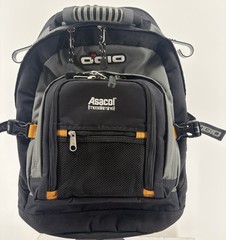 Vintage Asacol (mesalamine) OGIO Prodigy Grey Black Multi pocket Backpack VGUC