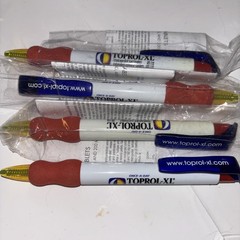 Drug Rep TOPROL-XL Collectible Gel Pens x 4 RARE Ind Wrapped W/ Info Sheet