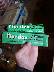 nordex skin cream vintage box tube Coudersport pa