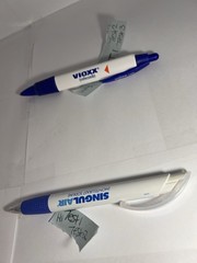 Singulair & VOIXX – Pharmaceutical Drug Rep Pens Advertise Plastic 1 each