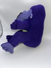 ZYRTEC Purple Plush Gorilla Monkey Stuffed Toy Pharmaceutical Advertisement 6”