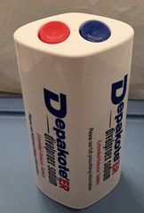 VTG DEPAKOTE ER PAPERWEIGHT HOLDS # 2 MARKERS included PHARMA REP LOGO NEW