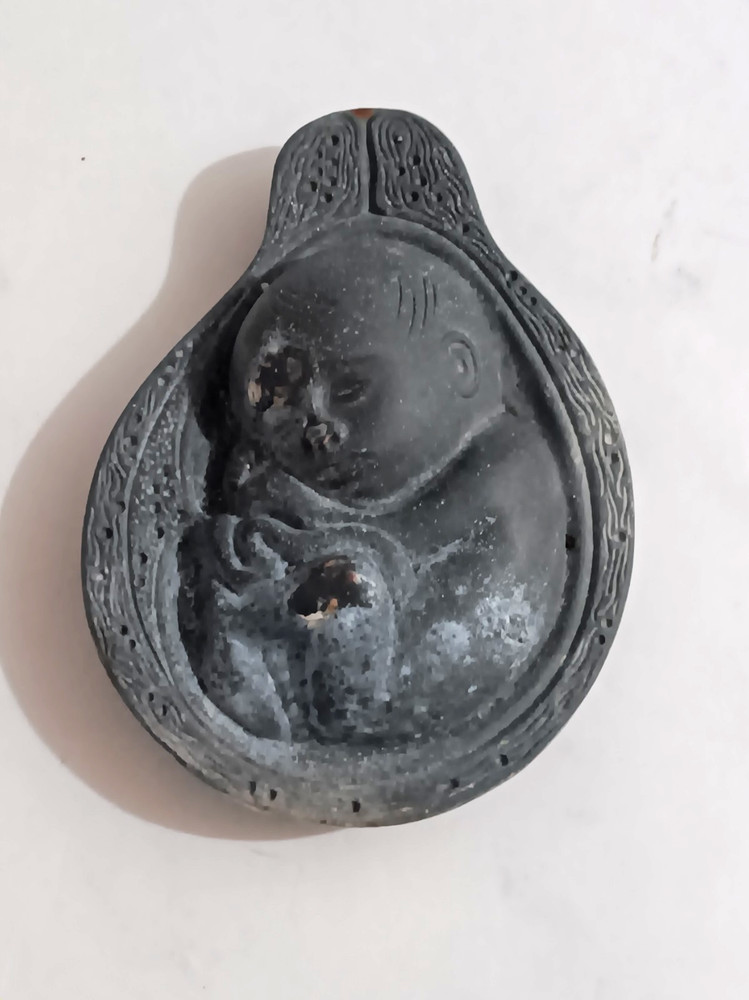 Vintage Tabron Parke-Davis Fetus Paperweight Macabre Pharmaceutical Oddity