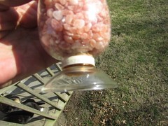 HIMALAYAN SALT Show Bottle DISPLAY Dome LABORATORY APOTHECARY SCIENCE Chemical !