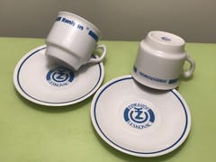OLD PHARMACEUTICAL MEDICINE RANISAN LECEDIL.. DRUG ADVERTISING COFFEE SET 1970’s