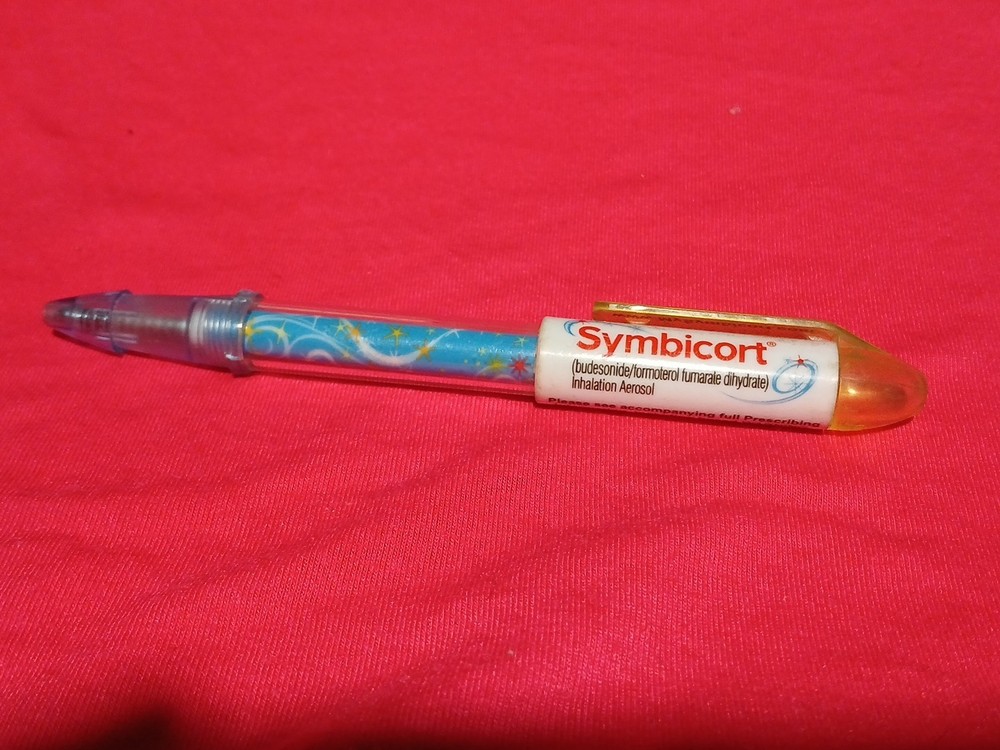 Vintage Pharmaceutical Advertising Ink Pen Drug Rep Symbicort Writing