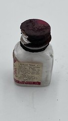 RARE Vintage Grifulvin McNeil Clear Glass Medicine Bottle as display/collectible