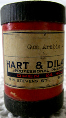 Vintage Hart & Dilatush Prescription Pill Container Bottle 9 N. Stevens Spokane