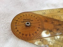Vintage Wallace Labs Macro Goniometer SOMA 12” Measuring Ruler