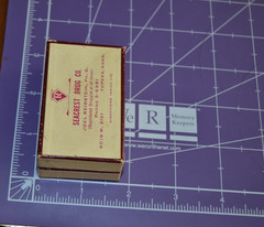 Vintage Topeka Kansas SEACREST Drug Co. Pharmacy Pill Prescription Box
