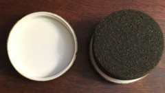 TENORETIC – PHARMACEUTICAL COMPANY PREMIUM SHOE POLISH CANISTER – UNUSUAL !!!