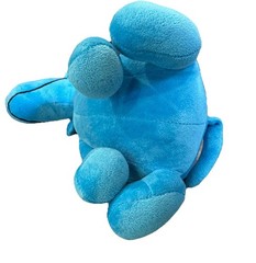 Rare Interceptor Plus Blue Plush Advertising Dog 14” Drug Rep Pharmaceutical