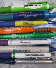 Pharmaceutical Drug Rep Pens Lot 9 Flomax Effexor Niaspan Altace Regranex 2 Work