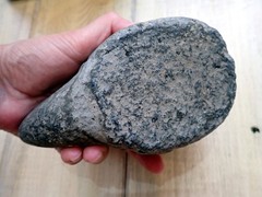 Old Stone Mortar Oil Lamp India Carved Stone
