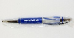 2 Drug Rep Viagra Heavy Metal Pens With A Swirl in the Twist NEW