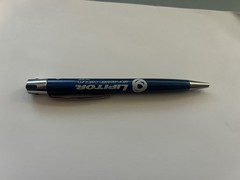 LIPITOR PHARMACEUTICAL DRUG REP PENS COLLECTIBLE heavy metal clear blue