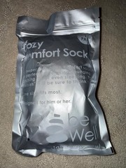 BRAND NEW Xycal Allergy Drug Promotional Socks – Cozy Comfort Sock – 1 pair