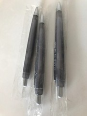 3 New Original Wrapping CLARINEX Pens Grayish Lavender Color with Logo