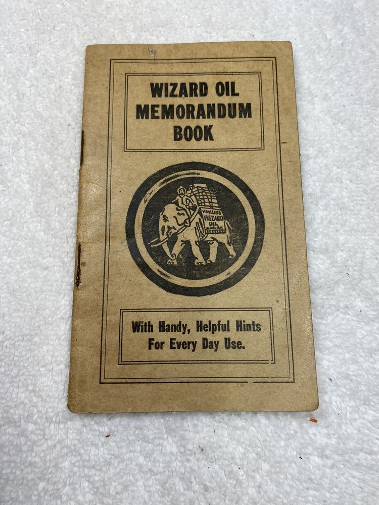 Nevada Iowa Vintage Graves HAMLINS WIZARD OIL QUACK MEDICINE Drugs Pharmacy