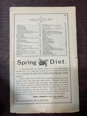 Antique Medical Brief Pharmaceutical Advertising Sheets c1888 Lot of 5