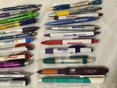 Pharmaceutical drug rep promo advertising ballpoint pens, X23