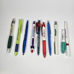 Lot Plastic Pharmaceutical Drug Rep Pens Medical Collectibles