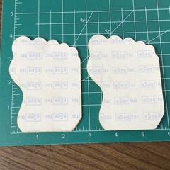 VTG Foot Shaped LAMISIL Tablets Post-it Pads Pharmaceutical Drug RX Rep Used