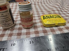 Vintage Medical & Apothecary Advertising Lot – Band-Aid Tin, Anacin, Riker…