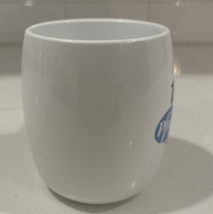 Pfizer 150 Logo Mug Pharmaceutical Company PHARMA Hard Plastic Cup Unused NEW