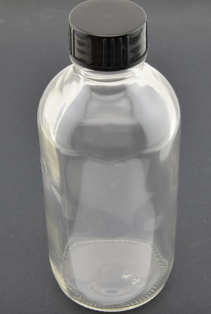 Glass Bottle with Lid Approx 4-3/4″ Tall 4 Ounce