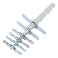 2PCS Cork Borer Stainless Steel Manual Cork Rubber Stopper Borer Tool For
