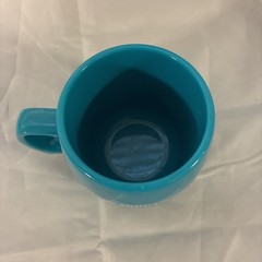 Vintage Pharmaceutical Rep Miacalcin Nasal Spray Coffee Mug Plastic USA RARE