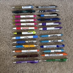 26 – Plastic & Metal Pharmaceutical Drug Rep Pens Medical – Collectible – Rare