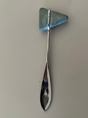 Vintage Ansaid Drug Rep Advertisement reflex Hammer, Blue And Silver