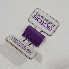 ACTOS Pioglitazone HCI Pharmaceutical Advertisement Paper Clip