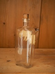Trio of Vintage / Antique English Apothecary Chemist Bottles (Sold Individually)
