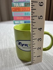 Zyrtec Cetirizine HCI Green Coffee Mug 10oz Cup Ceramic Pharmaceutical Ad