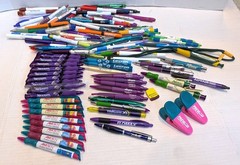 Massive Vintage Pharmaceutical Drug Rep Advertising Pen Lot Of 99 – Ambien