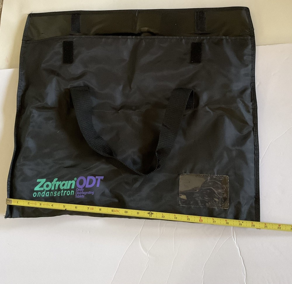 Pharmaceutical Zofran Promo tote bag Promotional Drug Company black