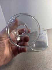 Micronase Drug Rep Pharmaceutical Advertising Apothecary Jar With Lid Glass