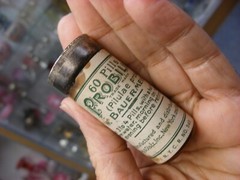 Antique Vtg Medical Dental Pharmacy Quack Cure – Dr. W. Bauermeister Pilulae