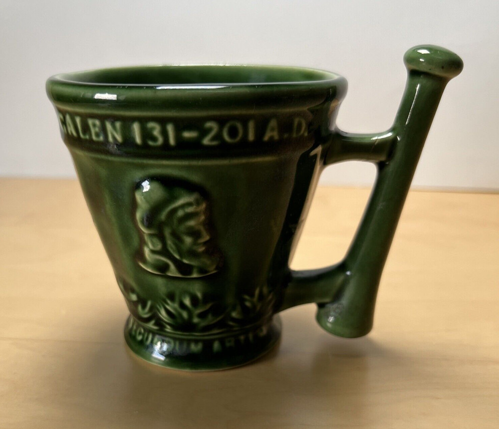 1960’s Vintage McCoy Pharmaceutical Advertising Mug for „Coricidin“ Decongestant